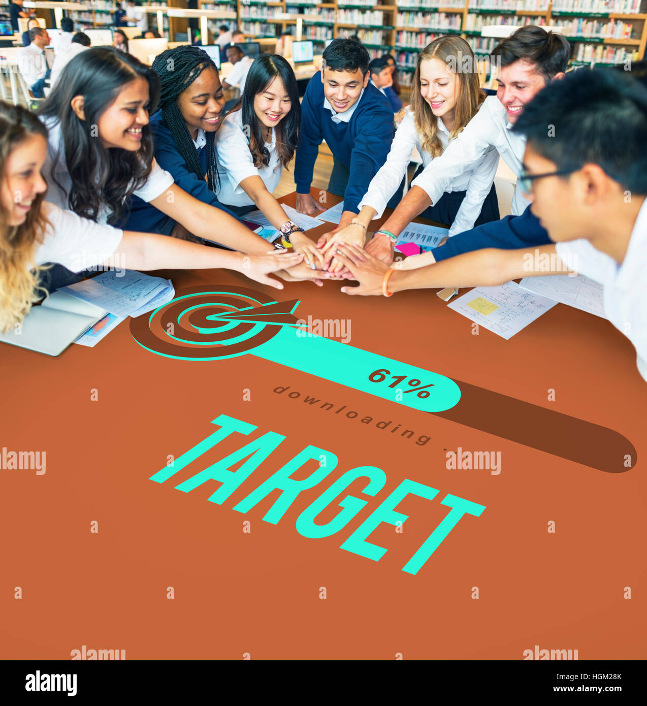 Target Success Study Target Success Strategy Performance Mission Concept Stock Photo - Alamy