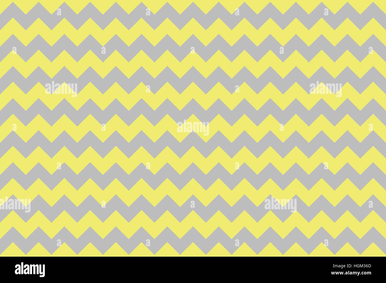 Classic zig-zag seamless pattern for textile, paper print. grey and yellow. Vector illustration Stock Vector