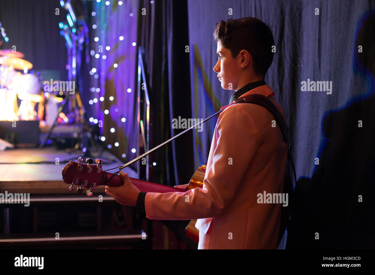 Emilio Santoro taking part in an Elvis Tribute contest at the Metropole