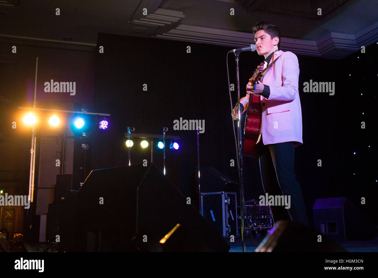 Emilio Santoro taking part in an Elvis Tribute contest at the Metropole