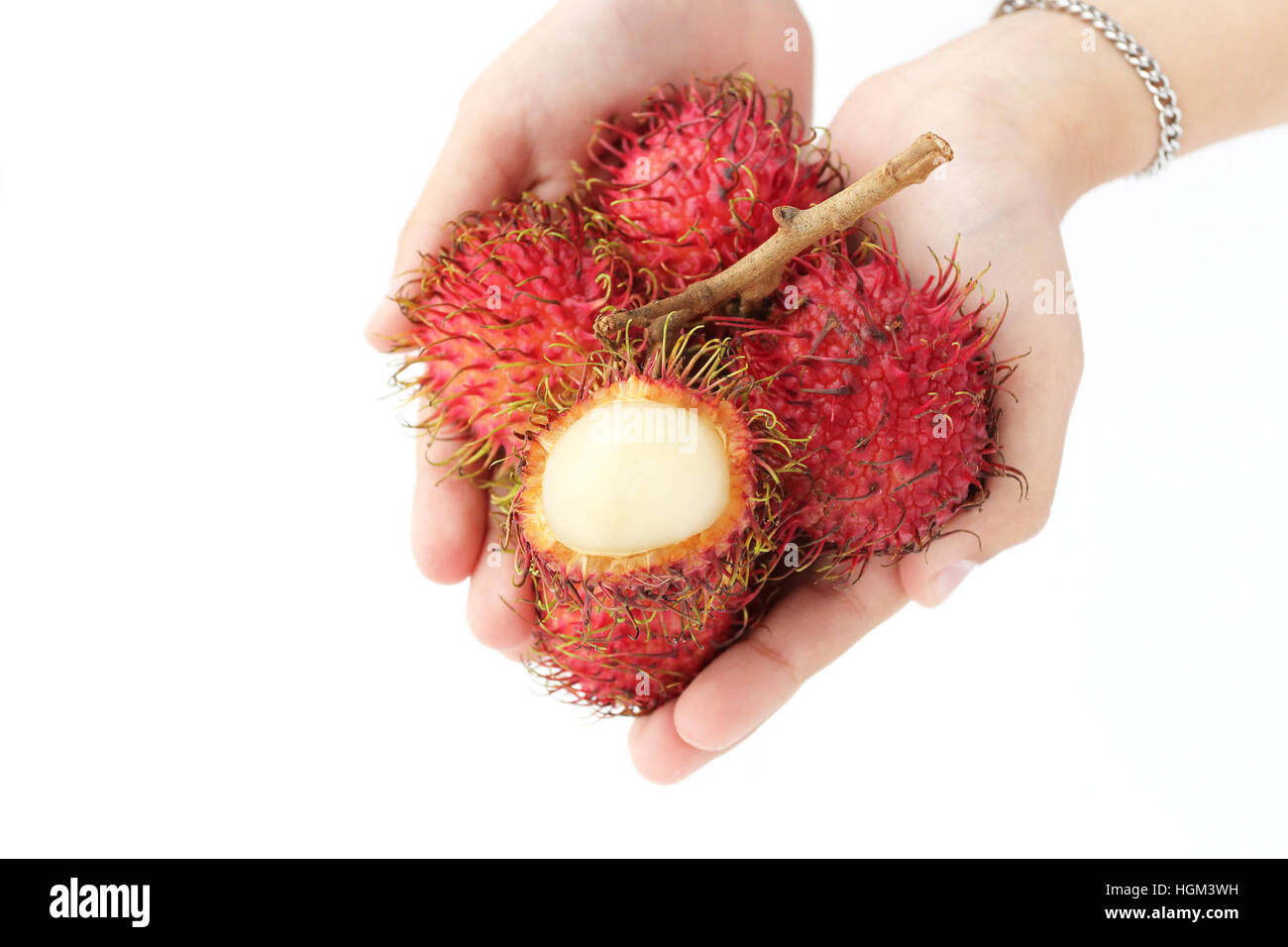 Rambutan hand hi-res stock photography and images - Alamy
