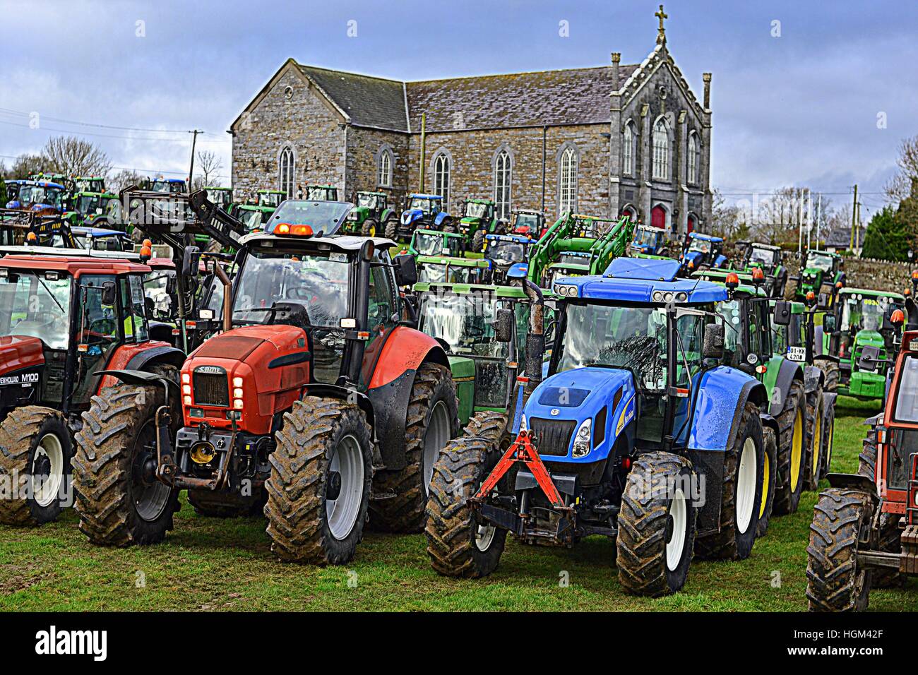 tractors show Ireland Stock Photo Alamy