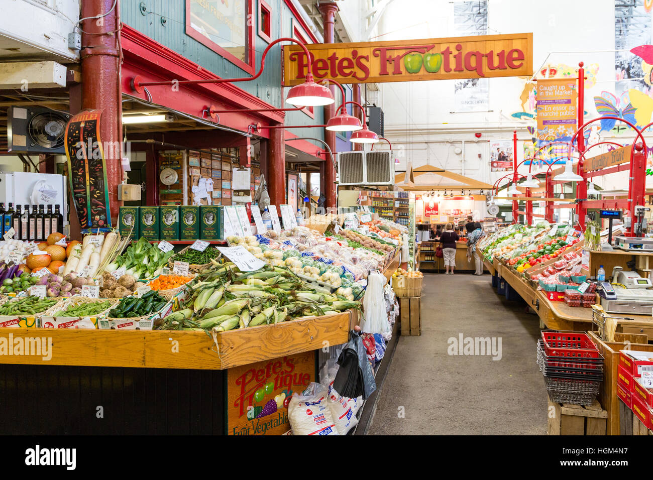 Vegetable and Fruit Market in Saint John Stock Photo - Alamy