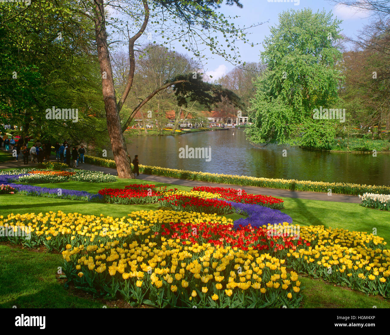Keukenhof Gardens, Lisse, near Amsterdam, Holland Stock Photo