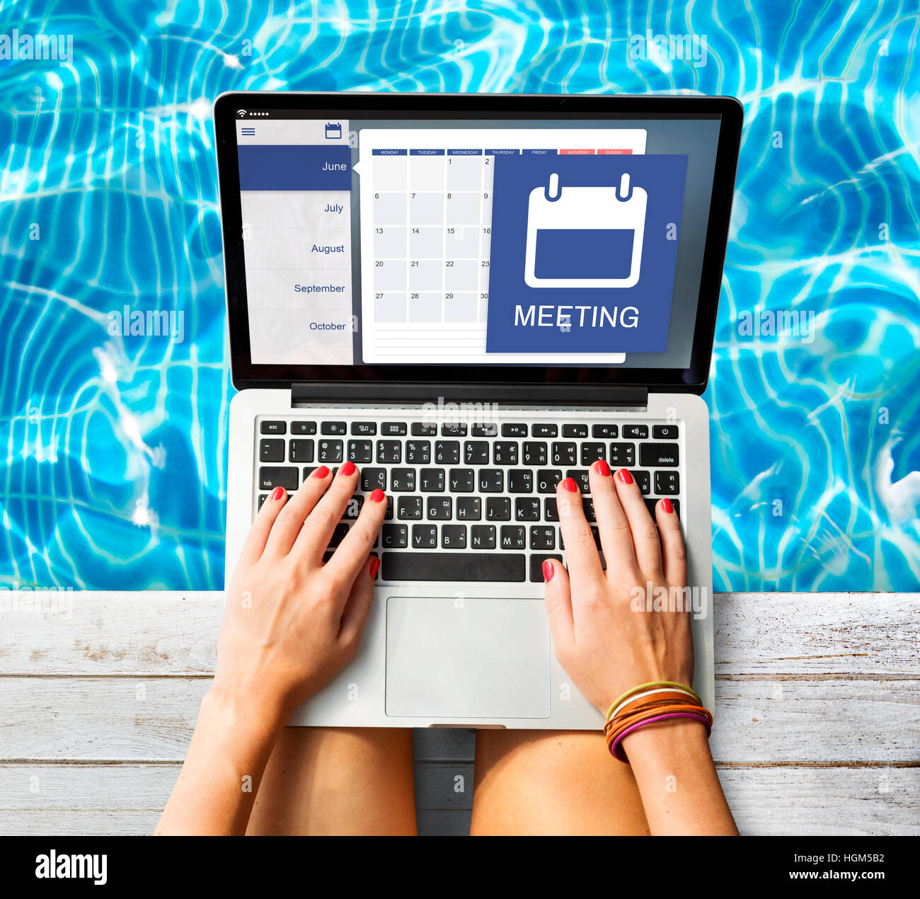 Appointment Agenda Reminder Personal Organizer Calendar Concept Stock