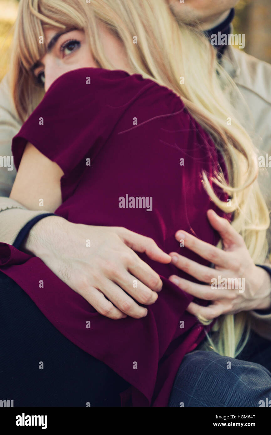 Young Couple Together Stock Photo Alamy