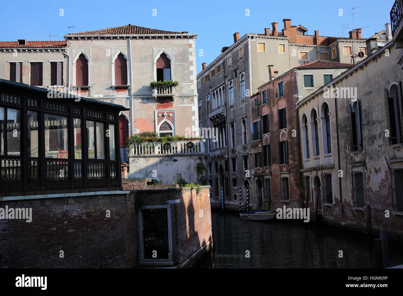 Salida S. Polo - Rio de S. Polo - Venice - Italy Stock Photo