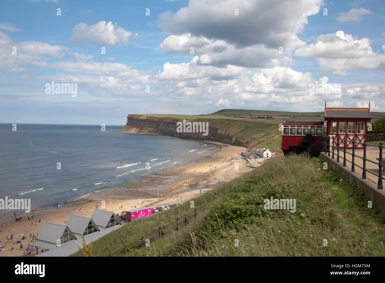 Saltburn cliff lift or railway SaltburnbytheSea Cleveland formally