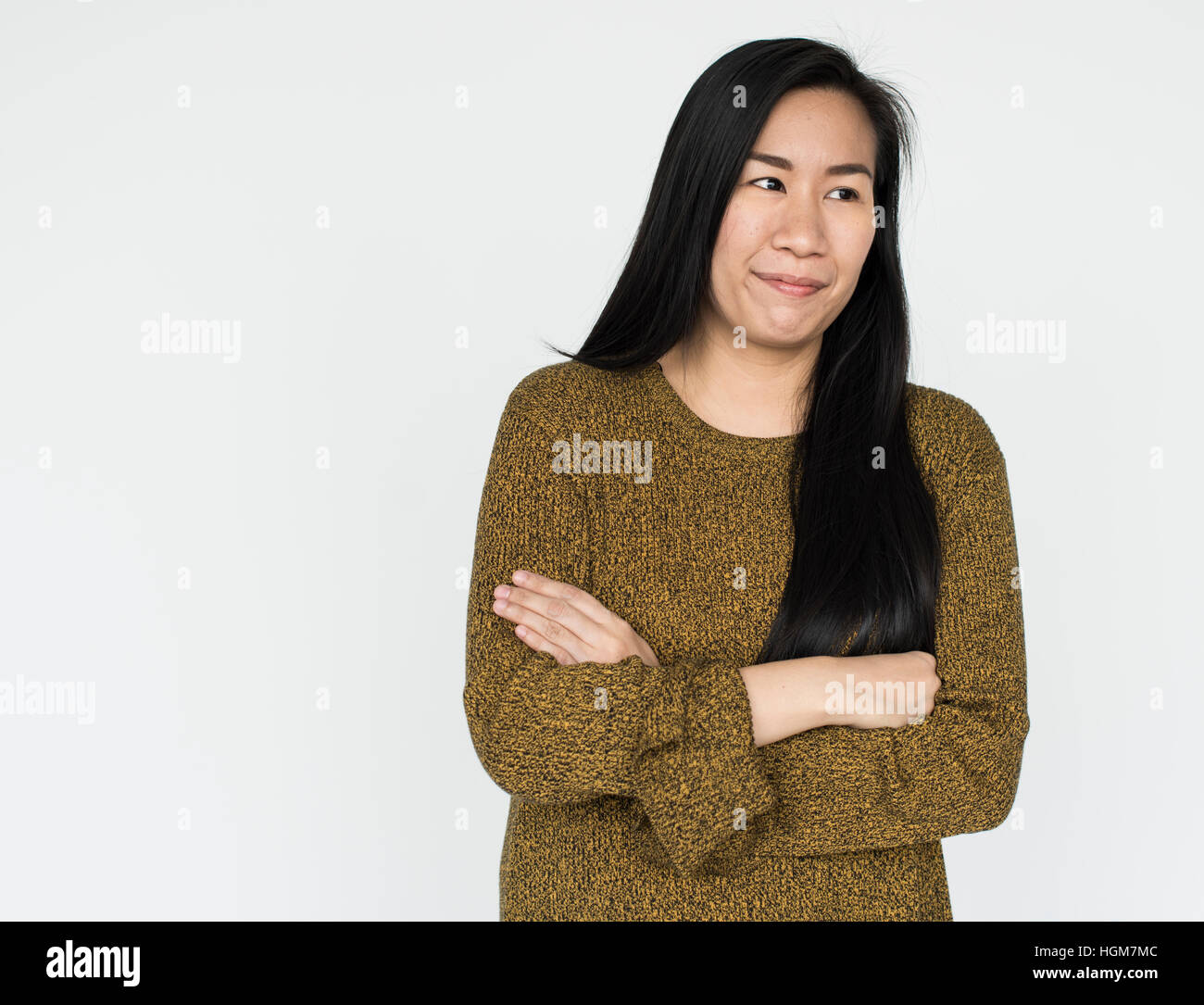 Asian Ethnicity Woman Portrait Casual Concept Stock Photo - Alamy