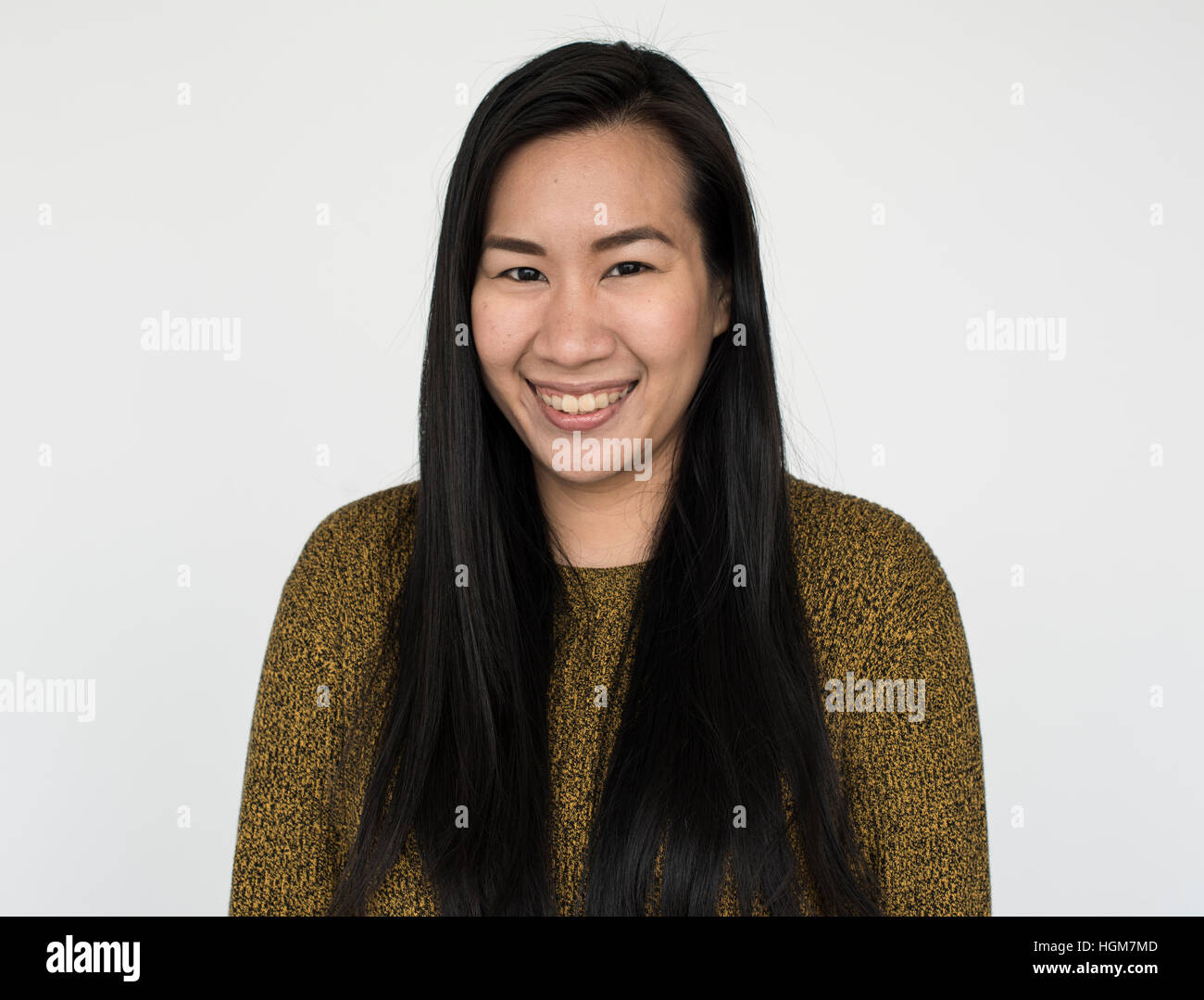 Asian Ethnicity Woman Portrait Casual Concept Stock Photo - Alamy