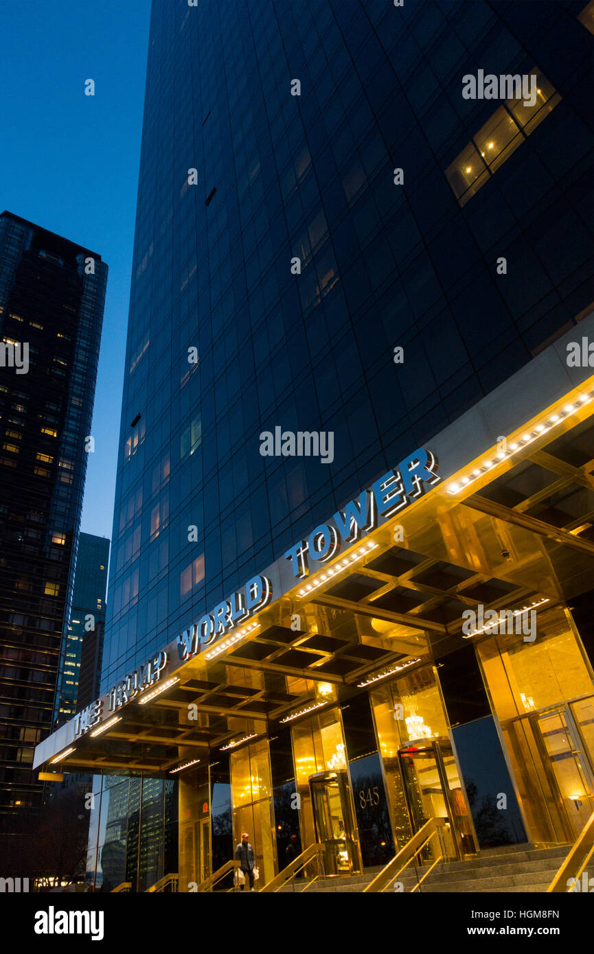 Trump world tower new york hi-res stock photography and images - Alamy