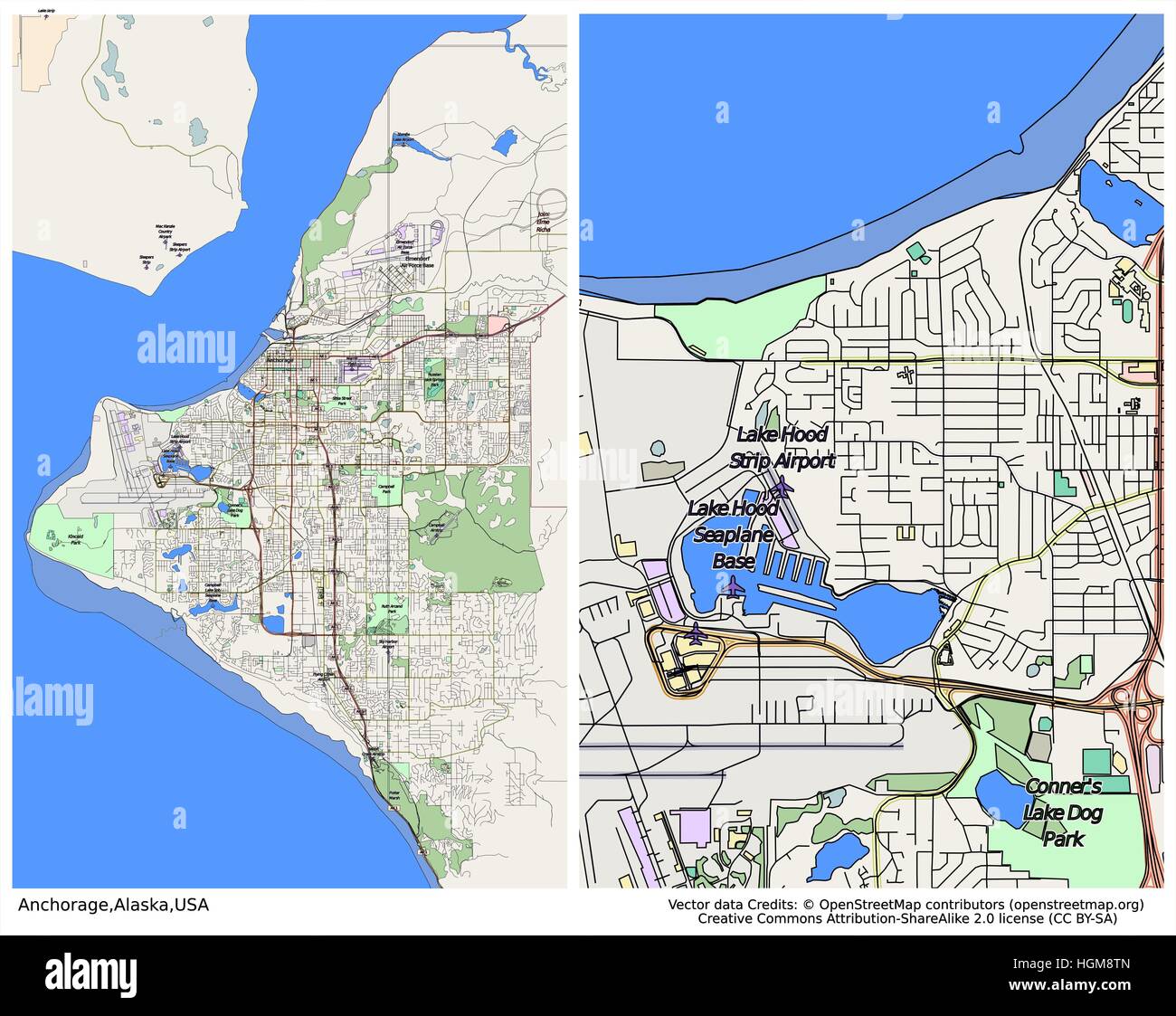 Map of prudhoe bay hires stock photography and images Alamy