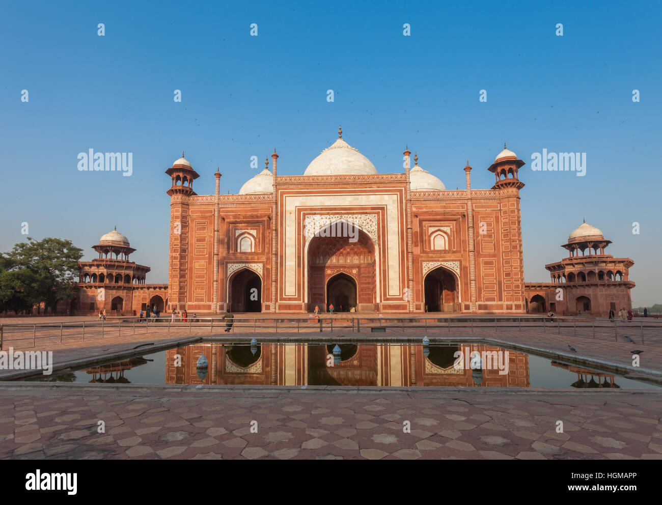 The mosque (masjid) at Taj Mahal, India Stock Photo