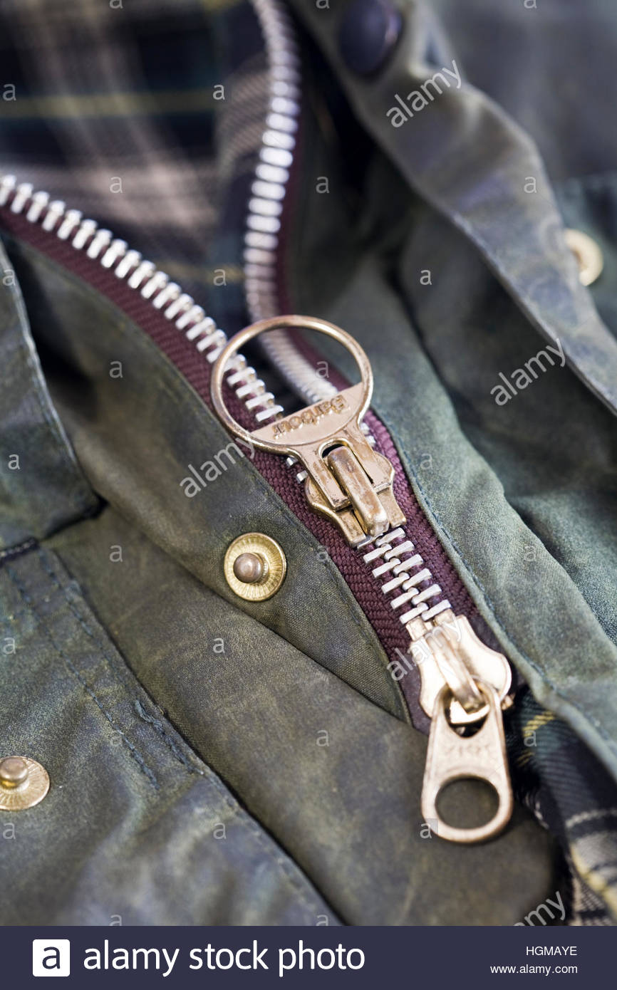 barbour zipper