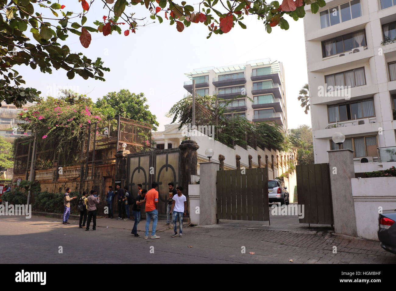 Bollywood super star Shahrukh Khan’s house Mannat situated in Bandra, Mumbai, looks very Victorian and is filled with exquisite furnishings. Stock Photo