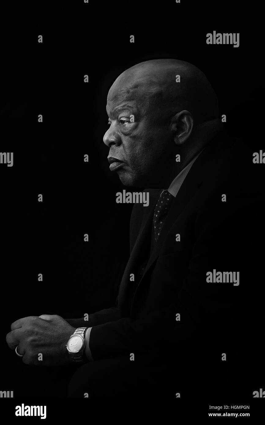 Congressman john lewis Black and White Stock Photos & Images Alamy