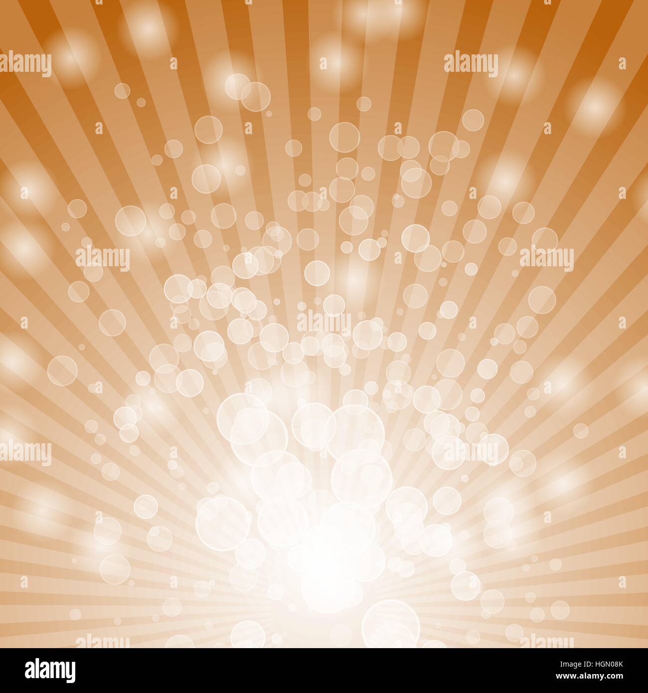 Orange bokeh background Stock Vector Images - Alamy