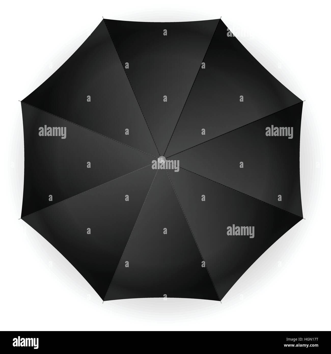 umbrella black on a white background. Vector illustration Stock Vector ...
