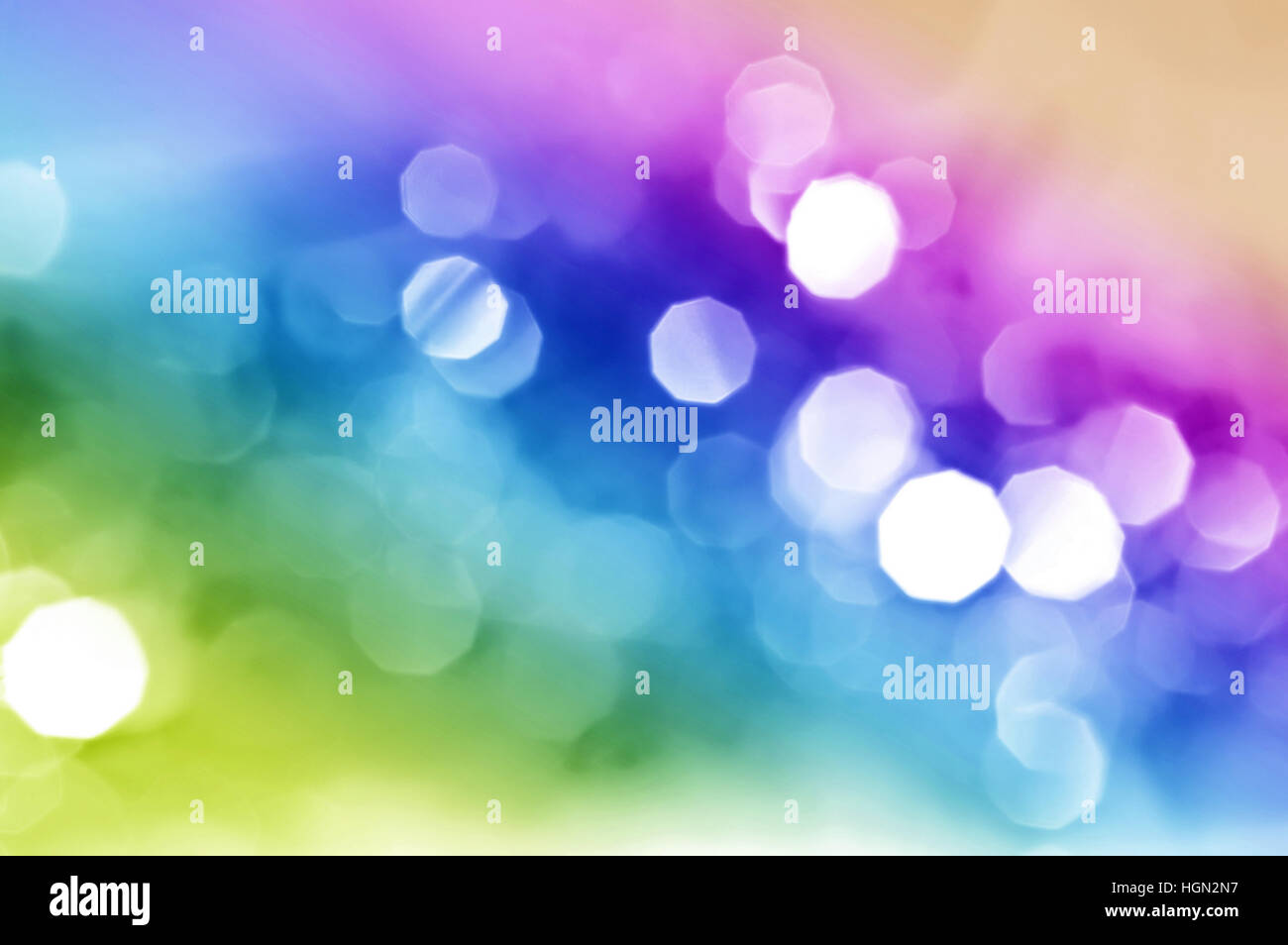 A multi colored glow lights Stock Photo