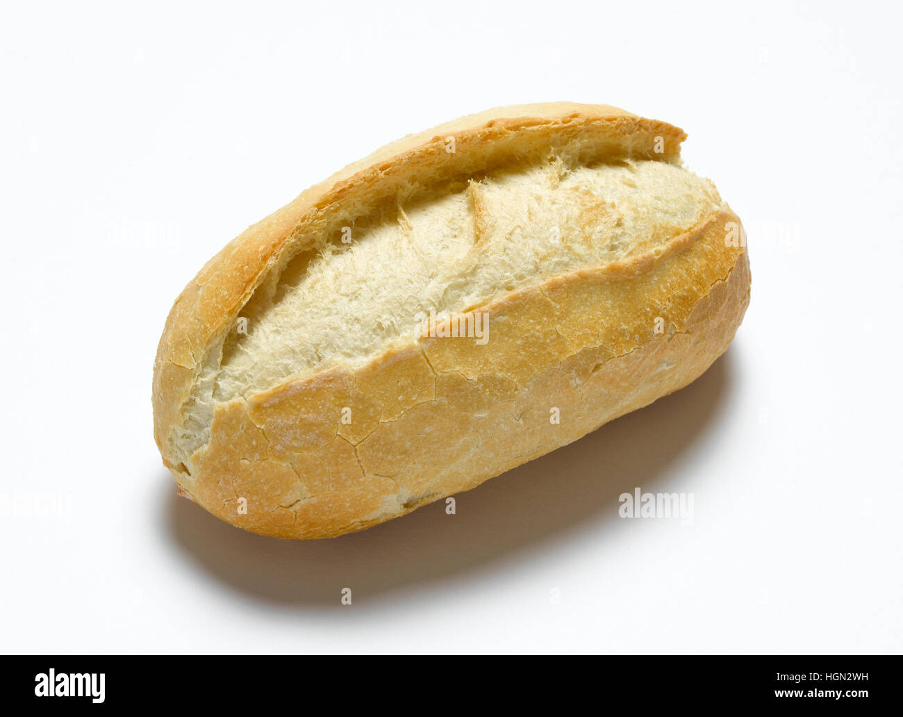 Bread Roll isolated on a white background Stock Photo