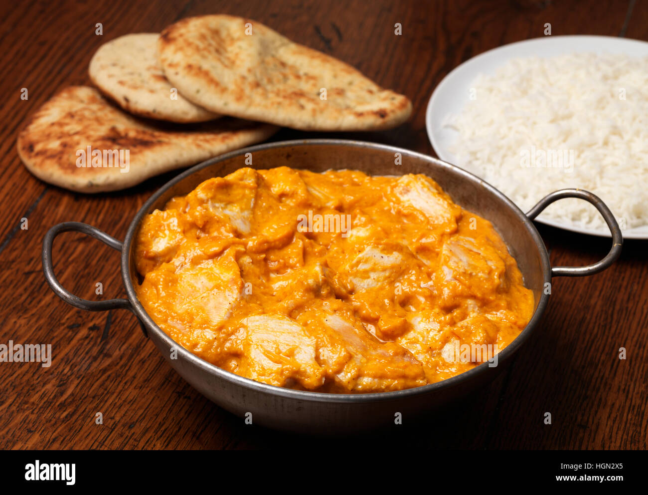 Curry on a table top Stock Photo