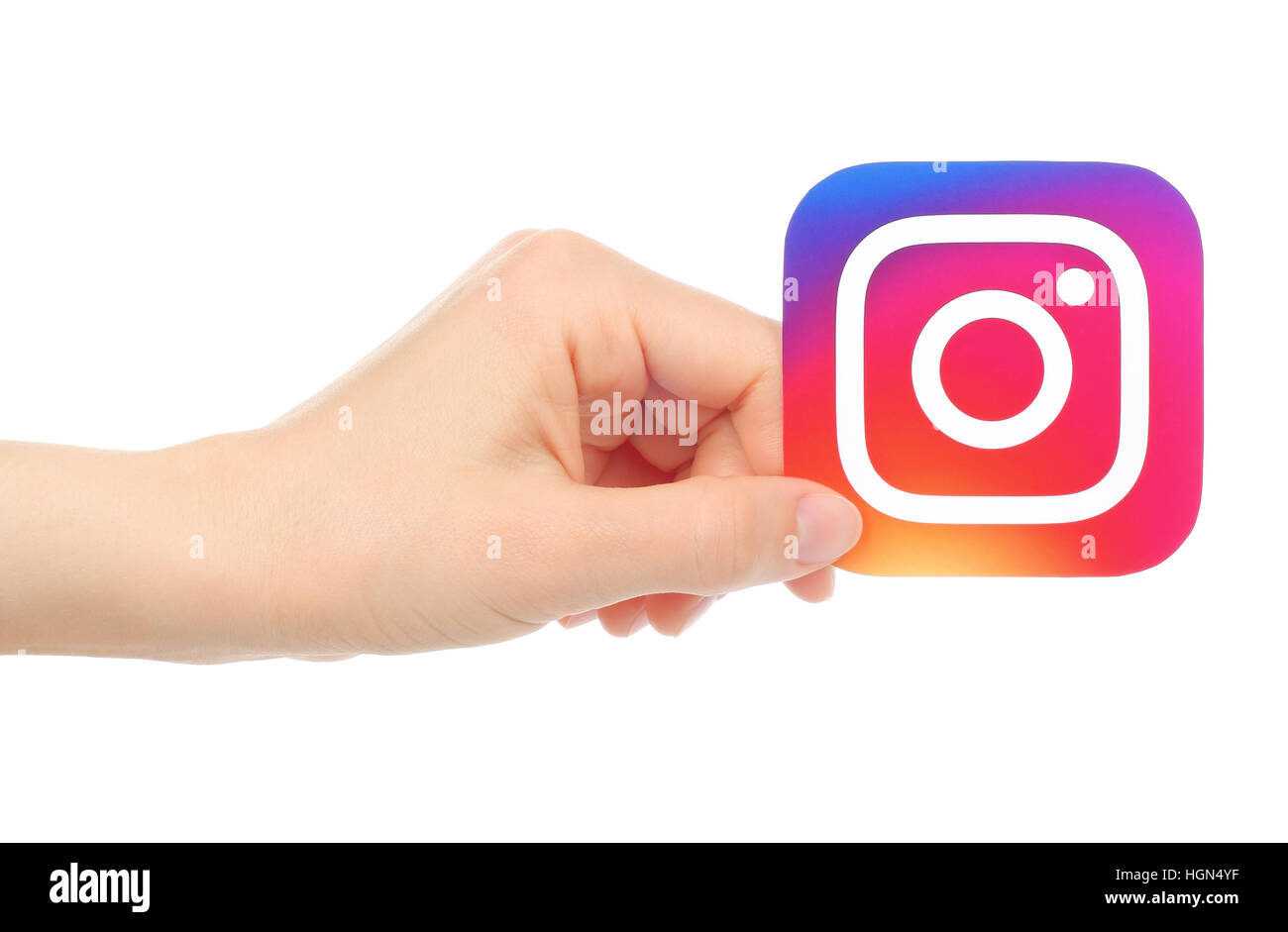 Instagram logo hi-res stock photography and images - Alamy