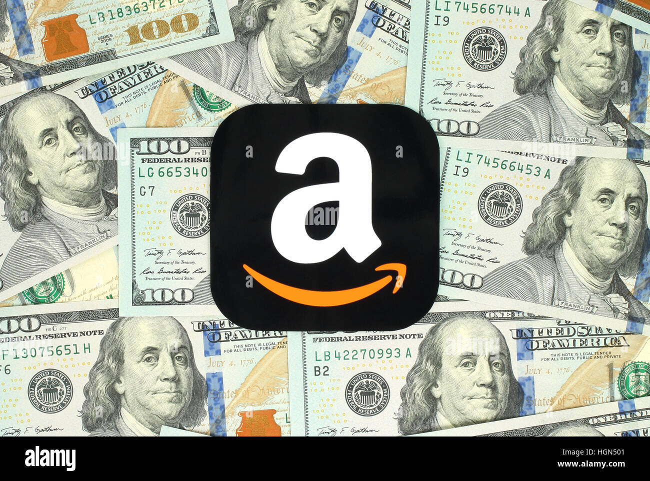 Kiev, Ukraine June 13, 2016 Amazon