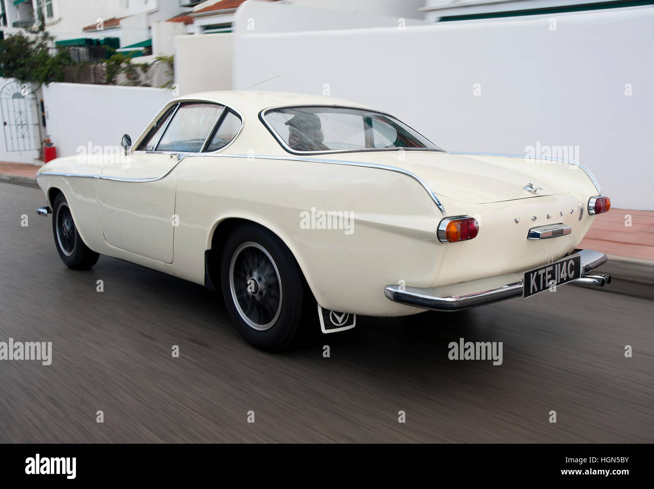 Volvo P1800 classic Swedish sports car - as driven by Roger Moore in The Saint Stock Photo