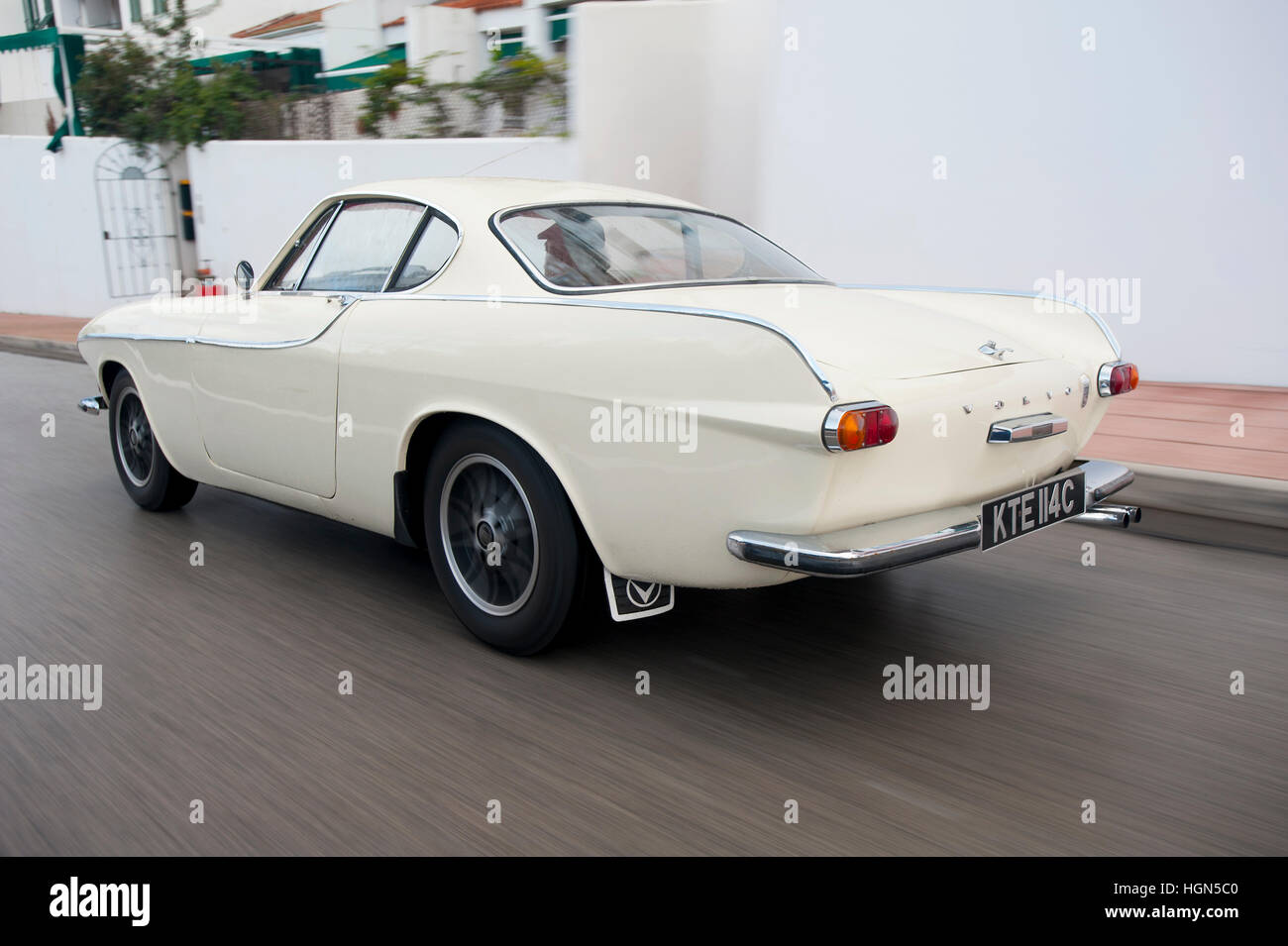 Volvo P1800 classic Swedish sports car - as driven by Roger Moore in The Saint Stock Photo