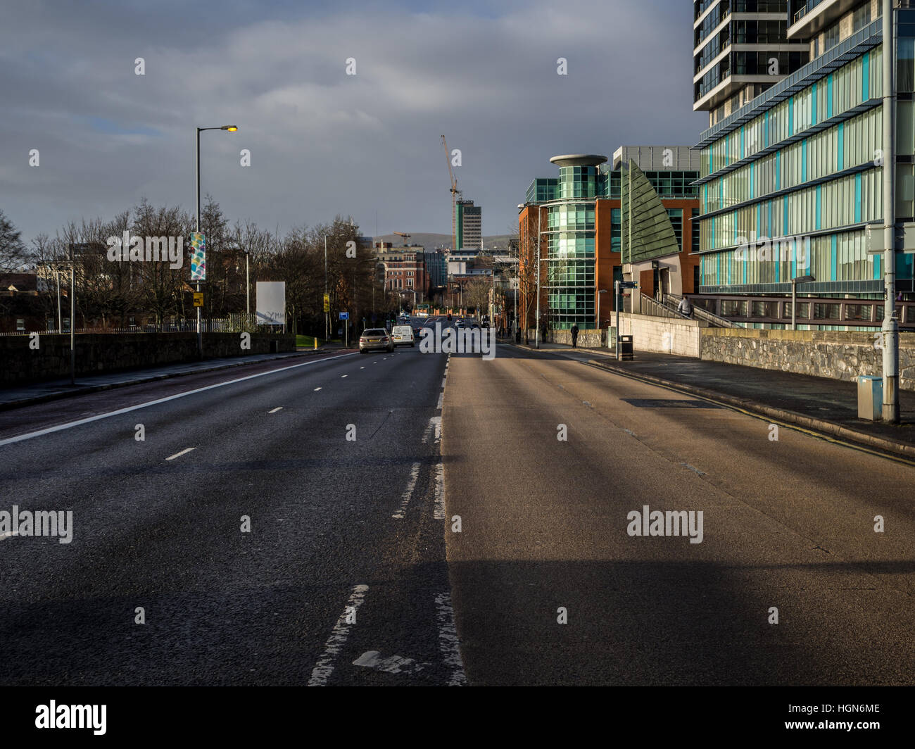 East Bridge Street Belfast Stock Photo