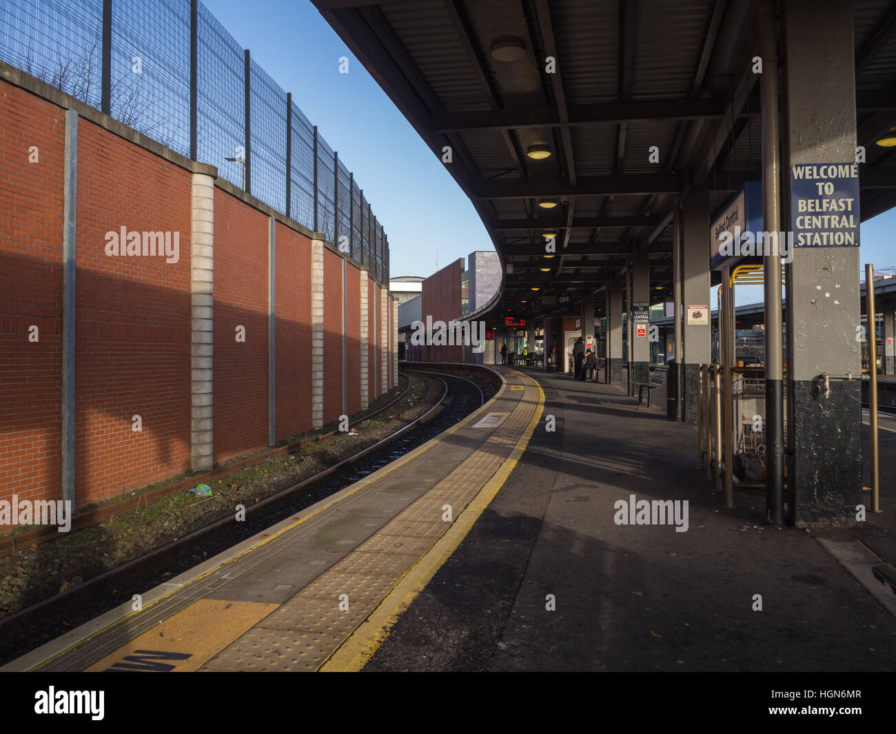 Belfast Central Station Stock Photo
