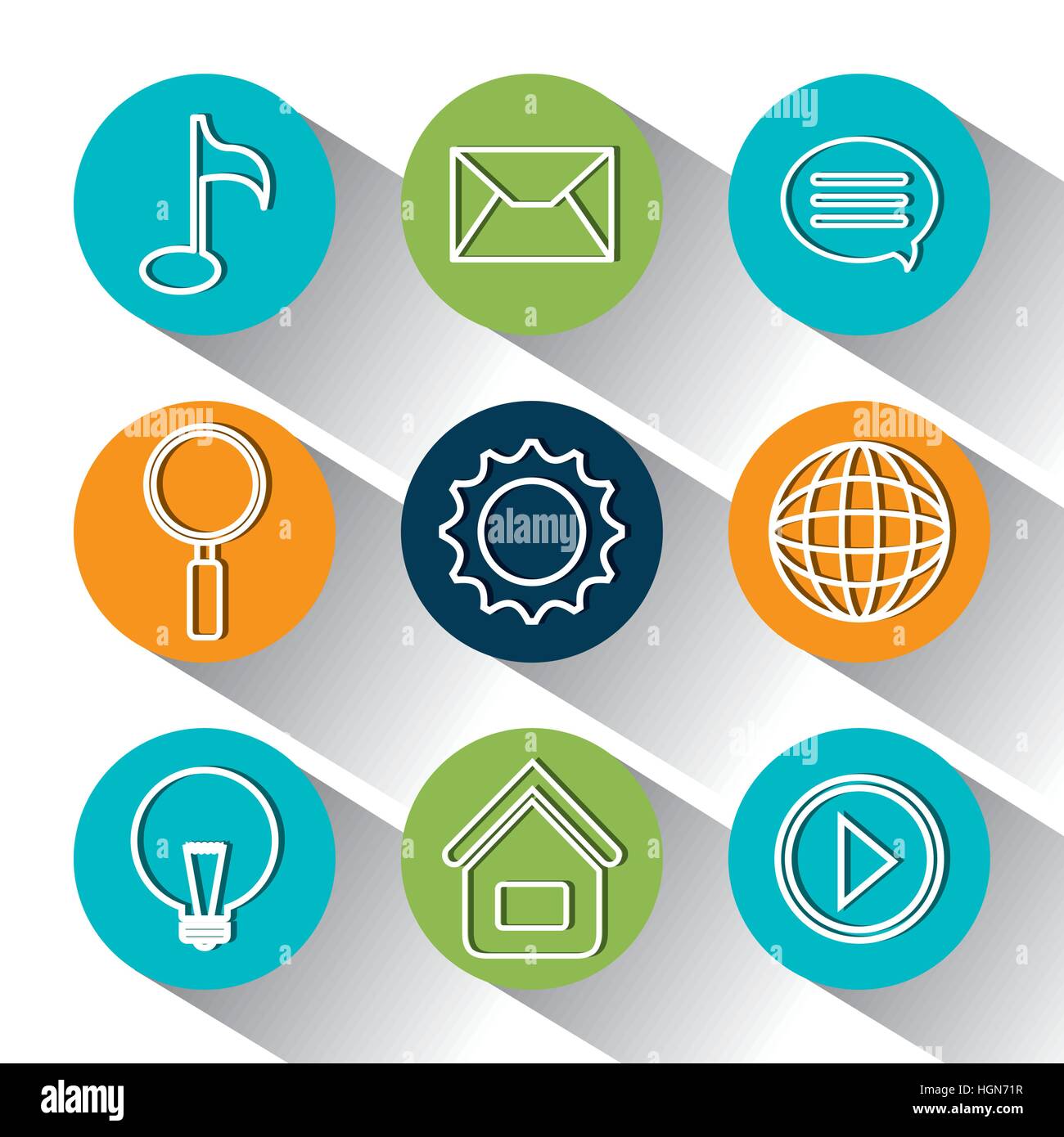 internet of things icons vector illustration design Stock Vector Image ...