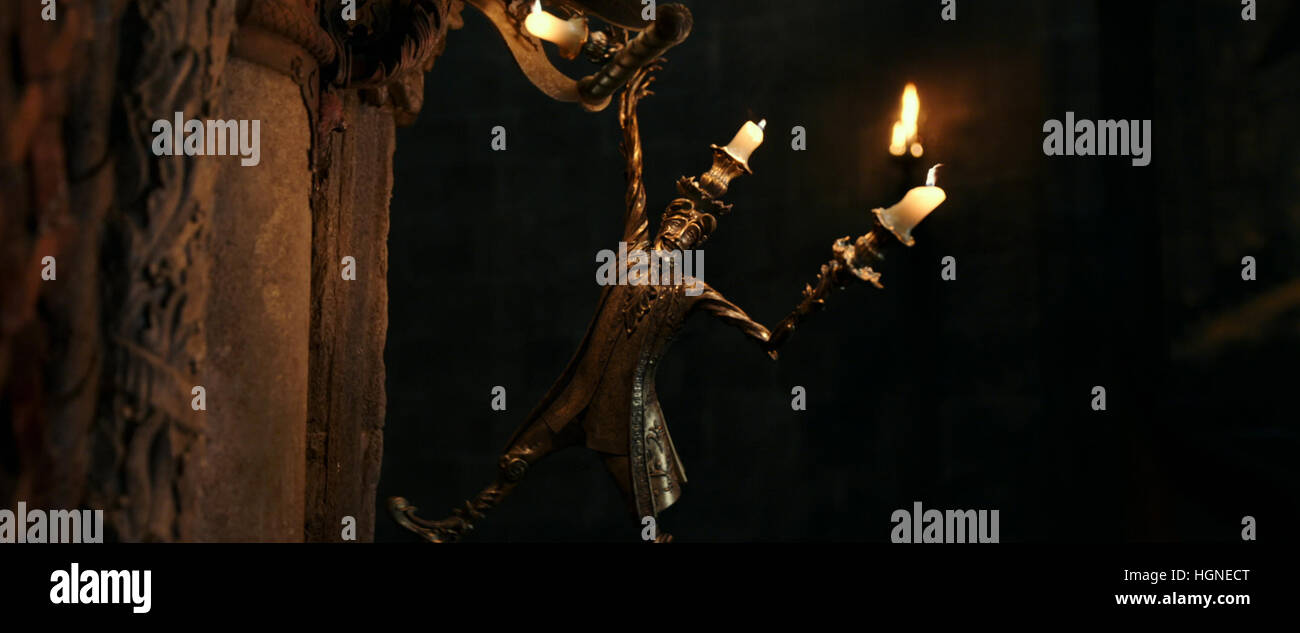 BEAUTY AND THE BEAST, Lumiere (voice Ewan McGregor), 2017. © Walt