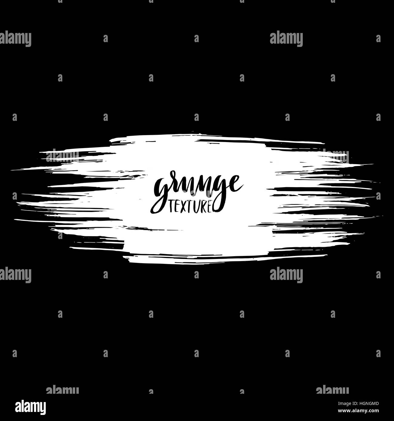 Black ink vector brush strokes isolated on white background. Vector ...
