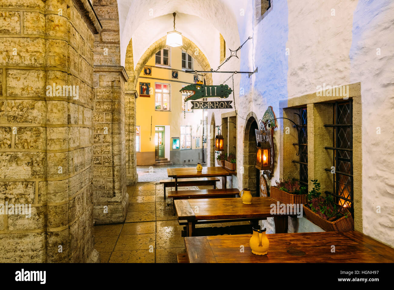 Restaurant tallinn hi-res stock photography and images - Alamy