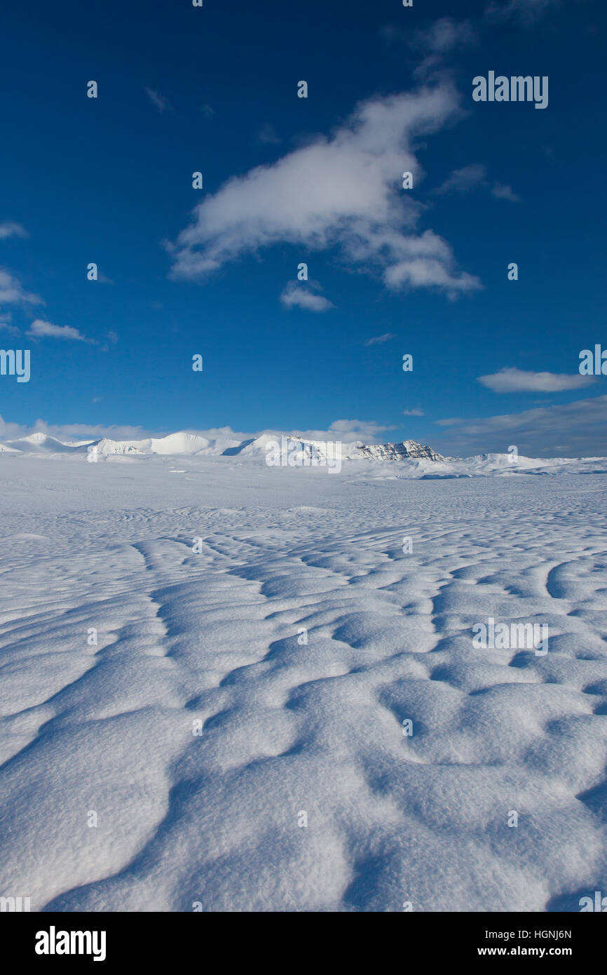 Vatnajökull / Vatna Glacier, largest ice cap in Iceland and one of the