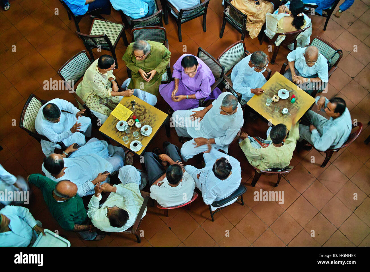 Indian Coffee House, Kolkata, INDIA. Stock Photo