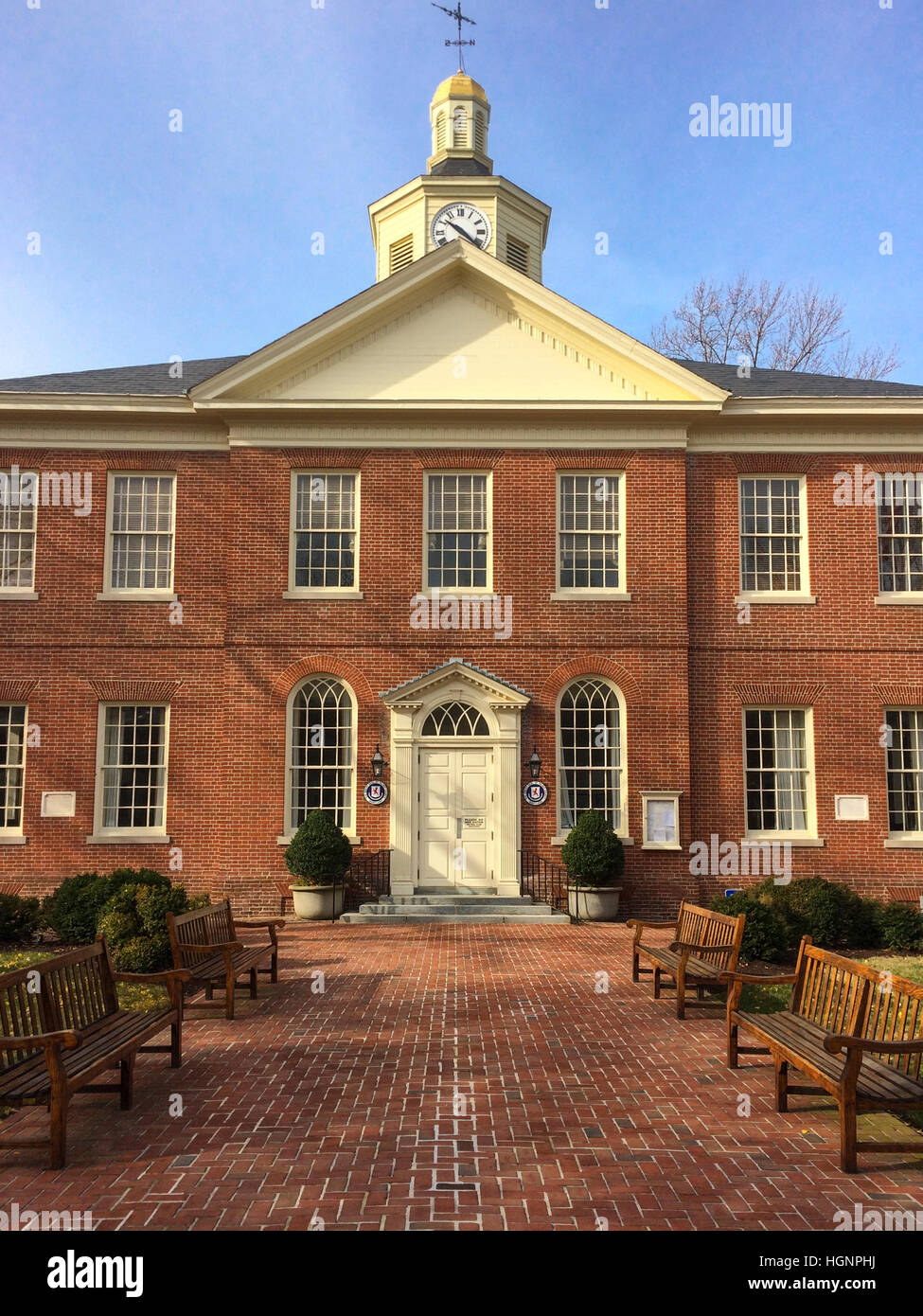 Easton, Maryland.  Talbot County Court House. Stock Photo