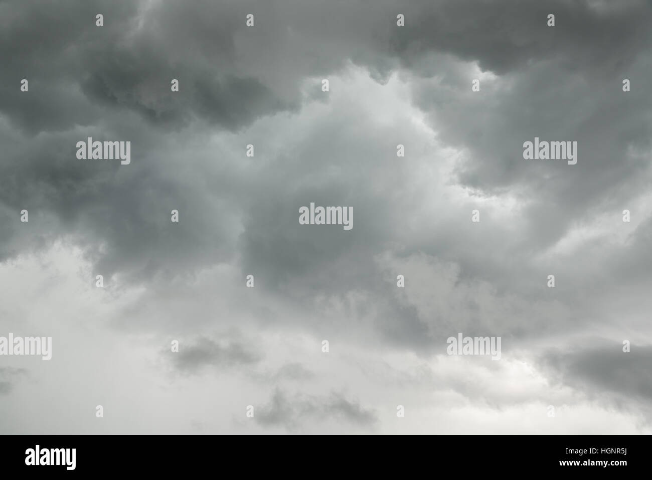Cloudy stormy black and white dramatic sky background Stock Photo - Alamy