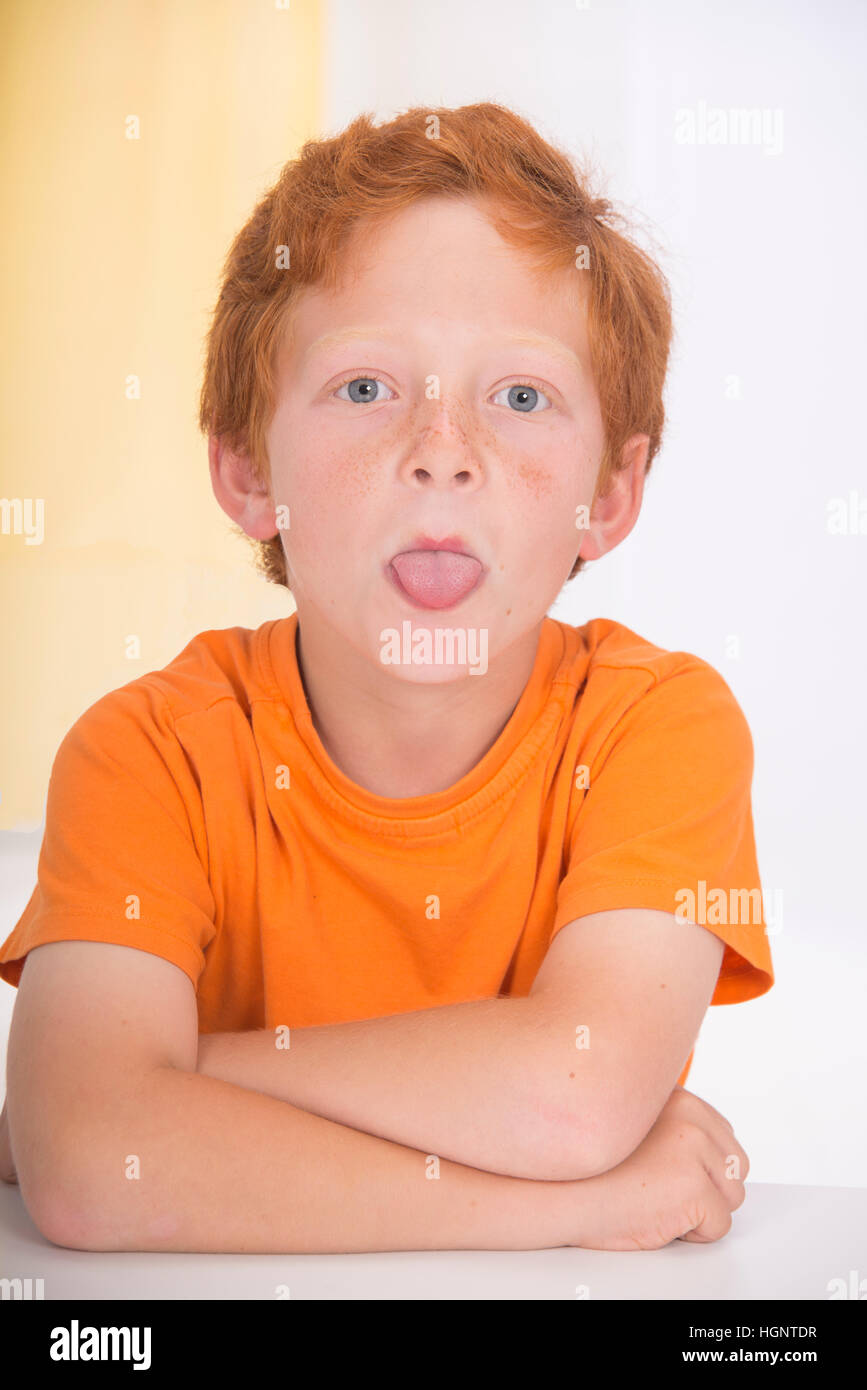 PORTRAIT OF A CHILD Stock Photo