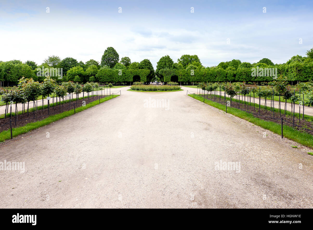 Green labyrinth at schonbrunn garden, the maze at schloss palace