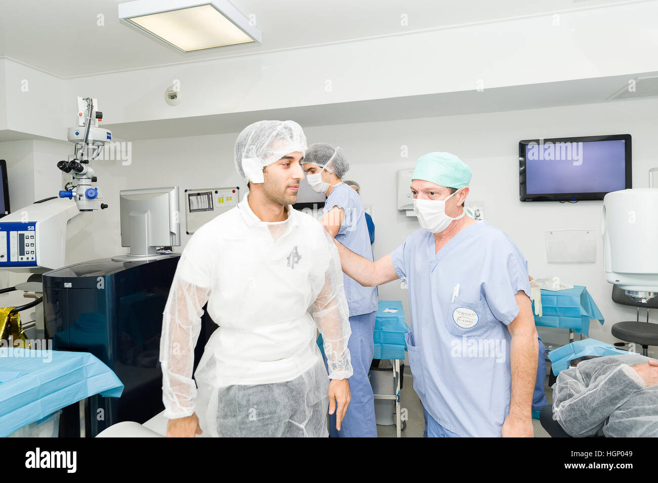 EYE LASER SURGERY Stock Photo Alamy