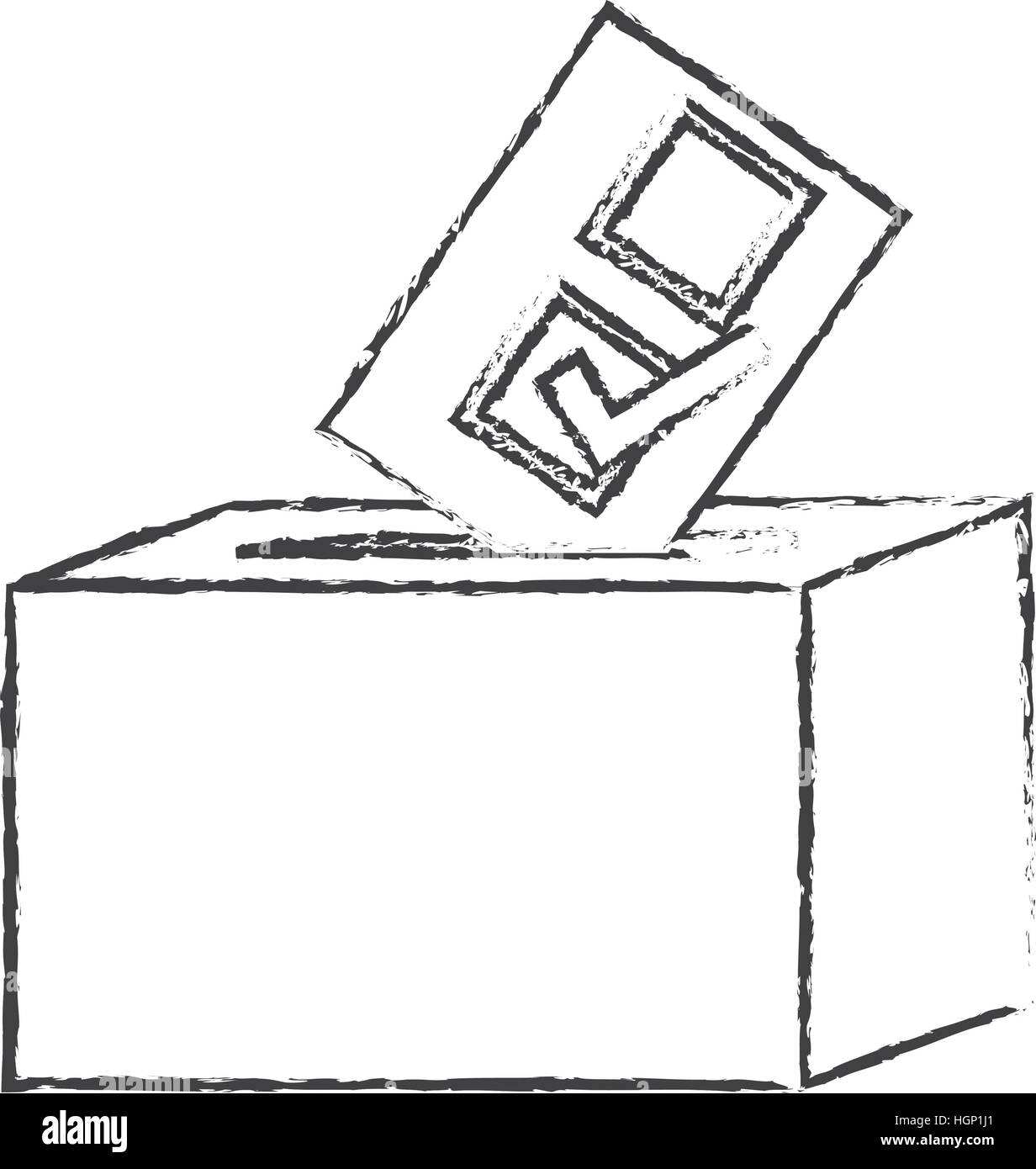 vote related icons single line sketch image vector illustration design ...