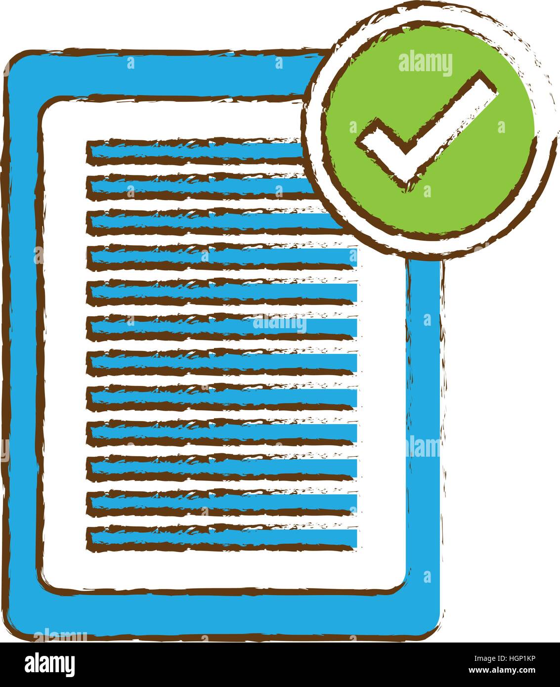 paper document with check mark icon image vector illustration design ...