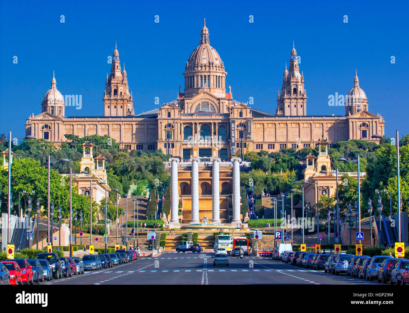 Catalunya National Museum of Art (MNAC), Barcelona Stock Photo
