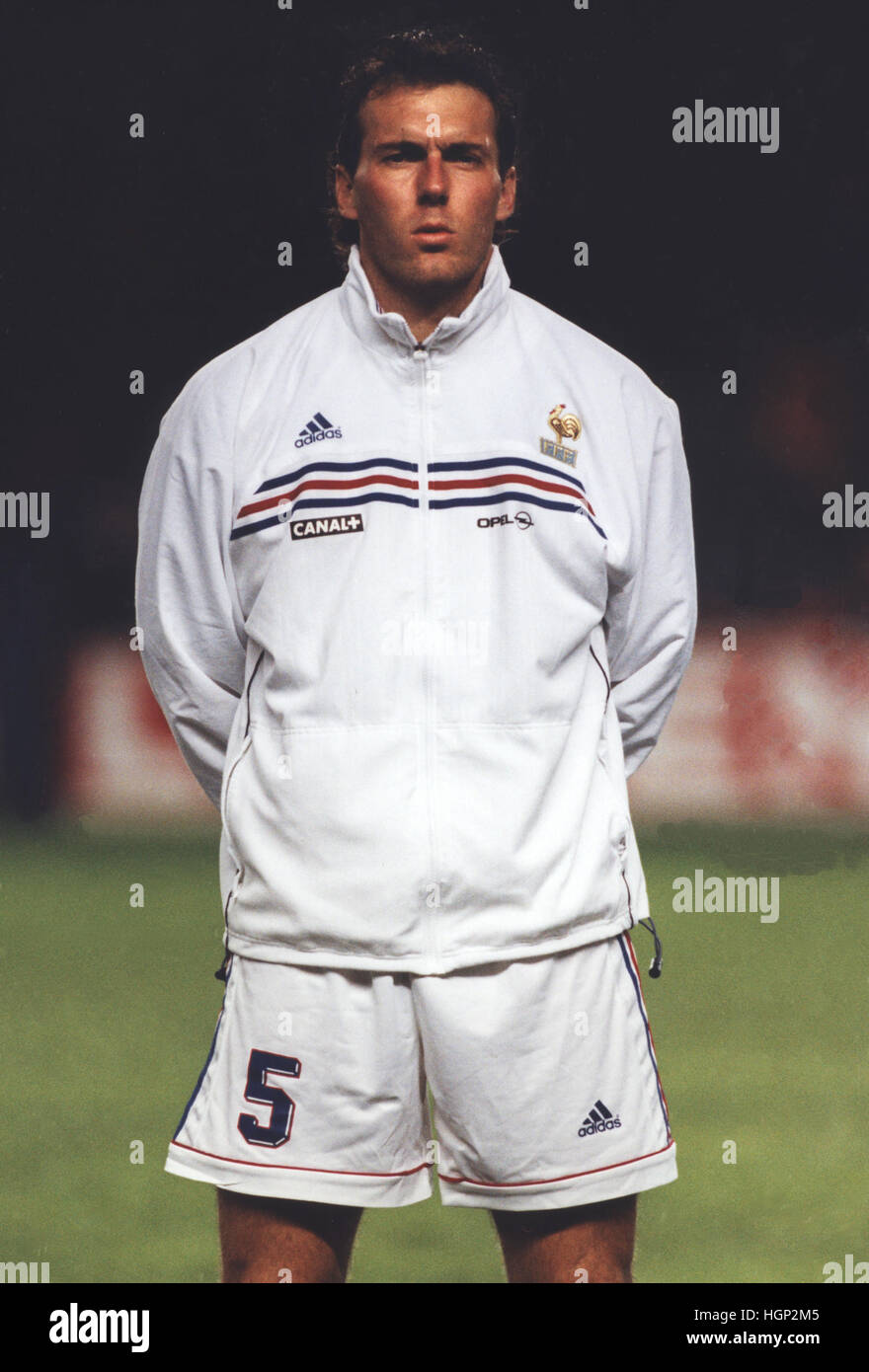 LAURENT BLANC French professional football player 1998 and Coach for the National team and Paris Saint-Germain Stock Photo