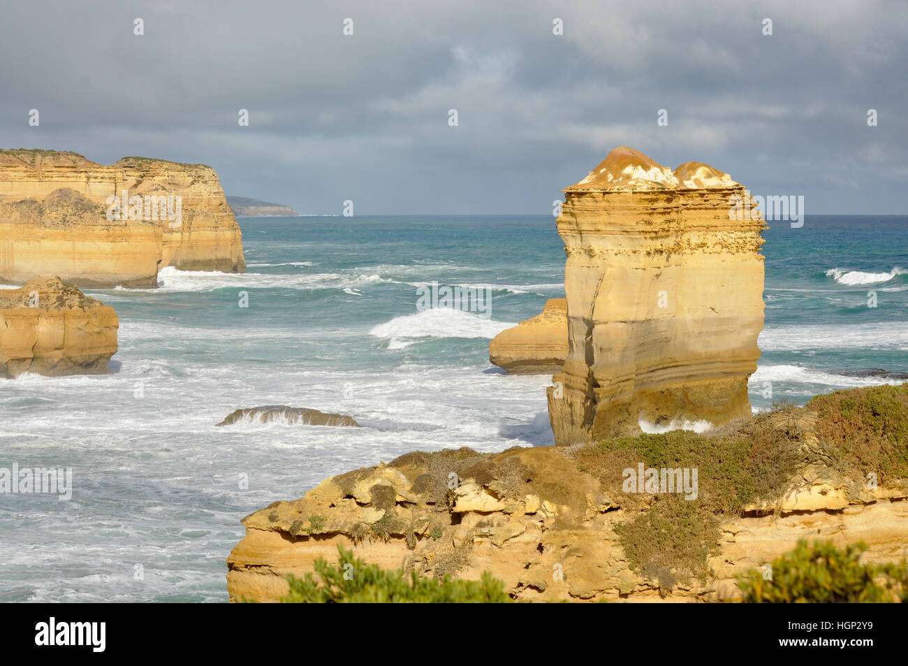 Great ocean road and Twelve Apostles, in south Australia Stock Photo