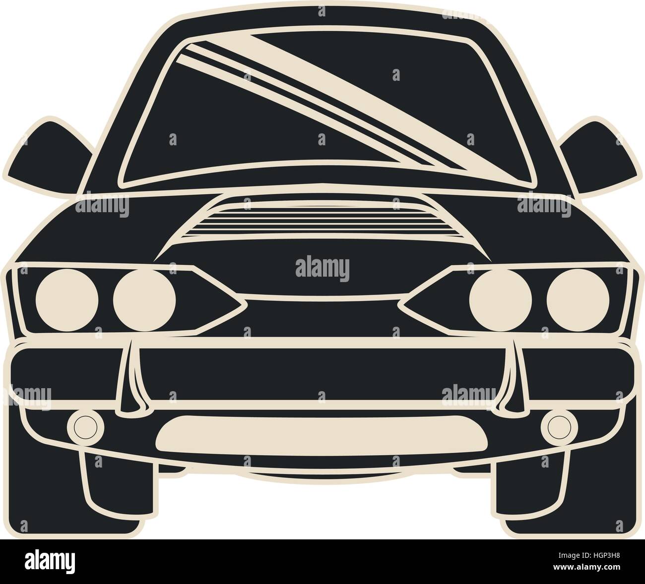Sedan coupe car frontview hi-res stock photography and images - Alamy