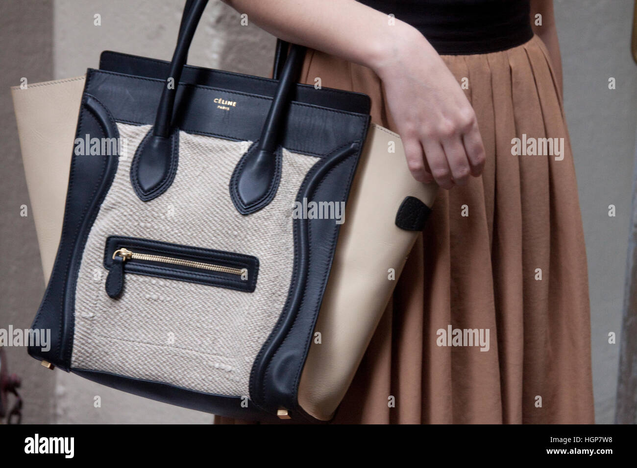 Detail of Celine Bag Stock Photo