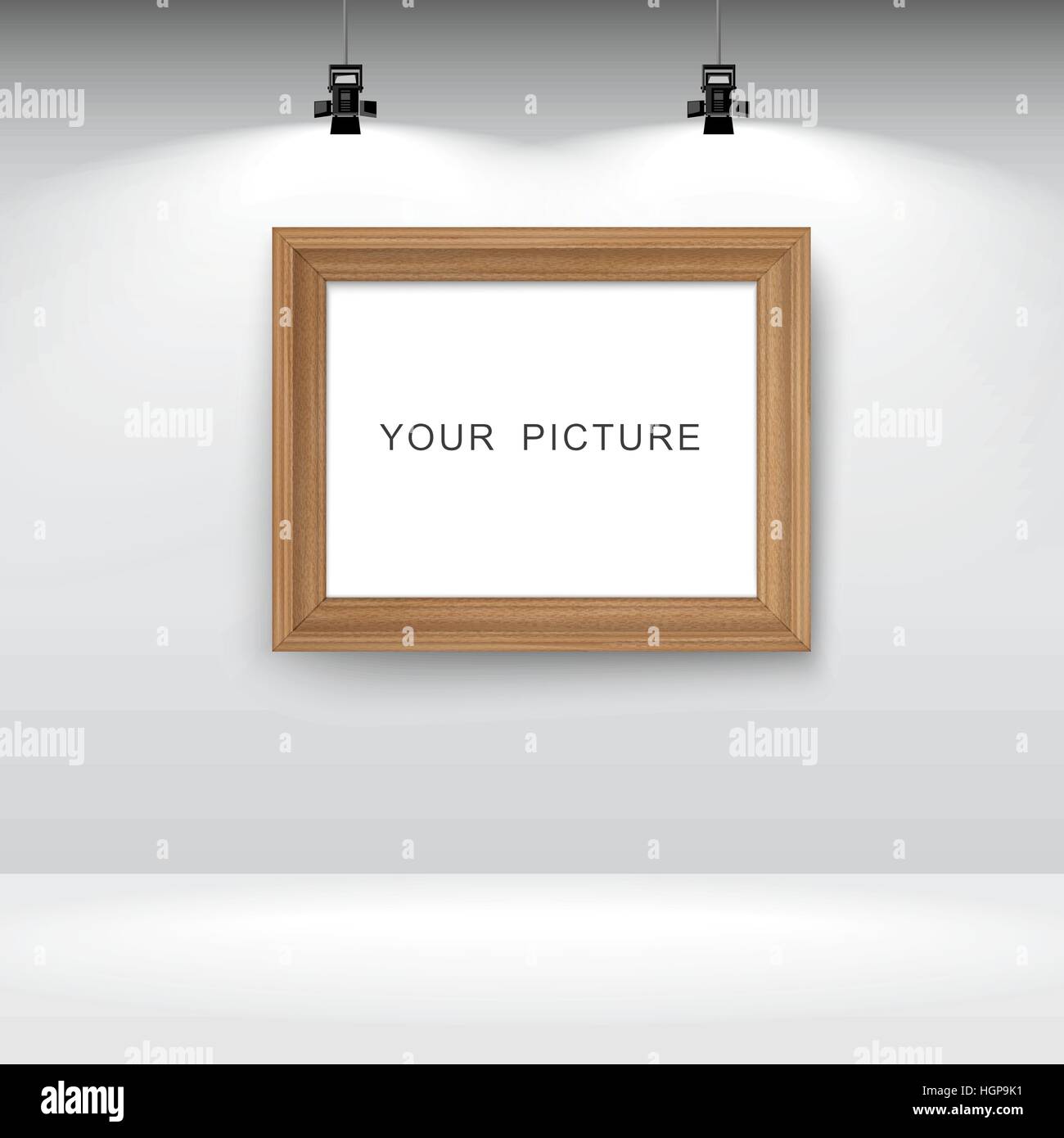 Room with picture frame Stock Vector Image & Art Alamy